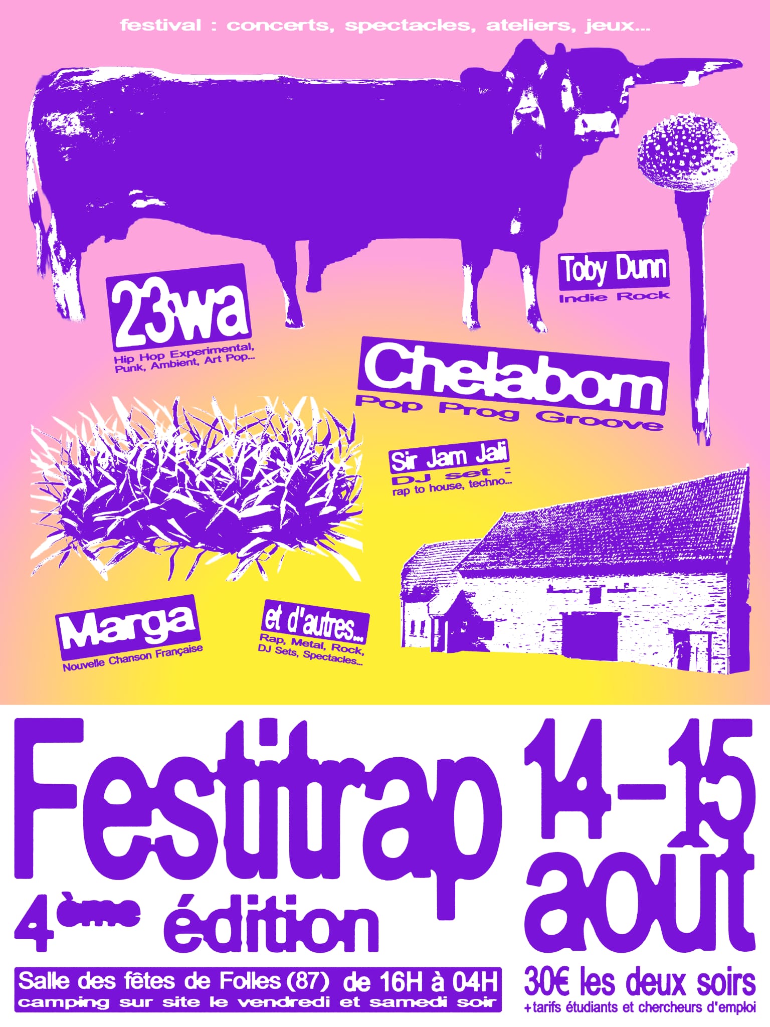 Affiche Festitrap 4ème édition
